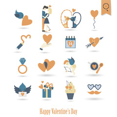 Happy Valentines Day Icons