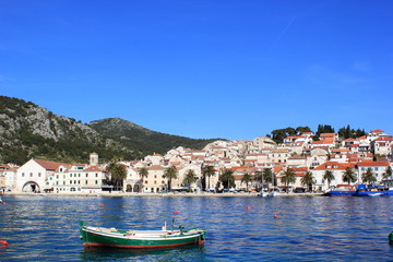 Die Hauptstadt der Insel Hvar in Dalmatien (Kroatien)