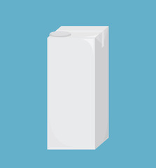 white blank milk or juice tall carton boxes for branding
