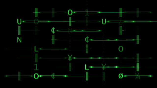 Green Alphabet array