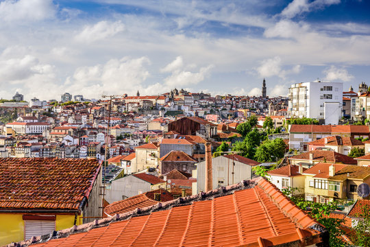 Oporto Cityscape from Vila Noval de Gaia