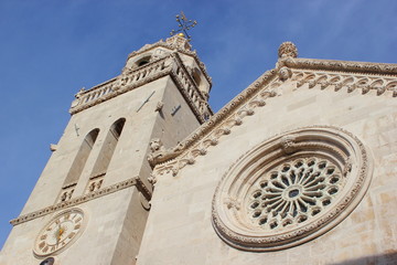 Fototapeta premium Die Kathedrale Sveti Marko in Korcula in Dalmatien