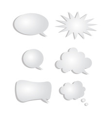 Vector of comic speech bubble
