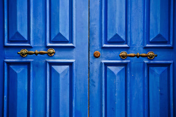 Blue door