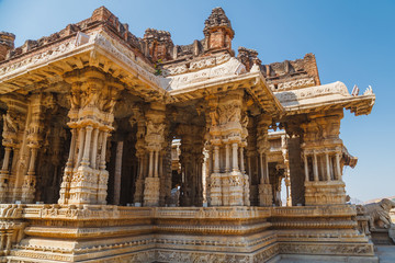 Obraz premium Old ruins of Hampi, Karnataka, India