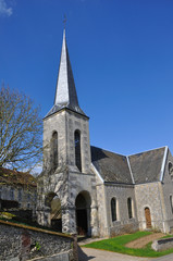 Fototapeta na wymiar Eglise Saint-Aubin à Bézancourt