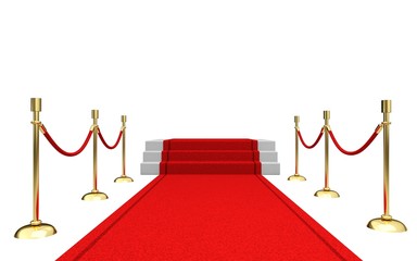 Red Carpet. 3D. Red Carpet