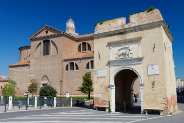 Medieval cathedral in Chioggia near Venice