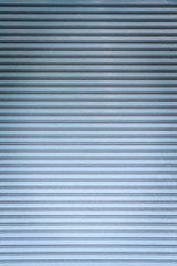 Obraz premium Blue color corrugated metal