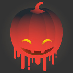 Fototapeta premium Happy Halloween icon. Vector illustration.