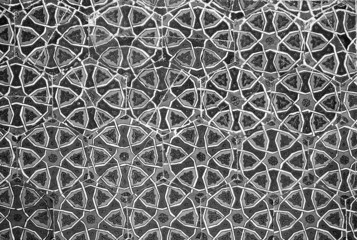Grunge background with oriental ornaments .