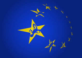 Broken Flag of Europe