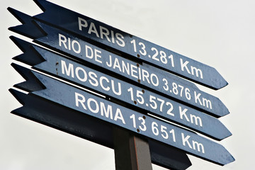 Fototapeta premium Sign at World's End