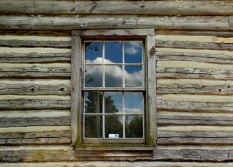 Window Of A Wooden Cabin (b)