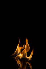 flames isolated