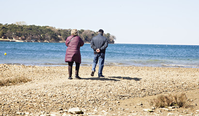 People on the beach