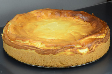 selbstgebackener Käsekuchen