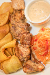 Grilled pork