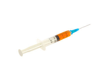 Fototapeta premium syringe, isolated,white,medical