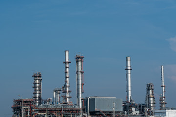 Fototapeta na wymiar oil and gas refinery petrochemical factory