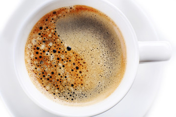 Cup of coffee, closeup