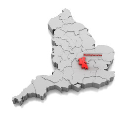 Buckinghamshire county in England