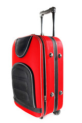 Suitcase isolated on white