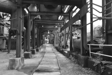 Sloss furnace in Birmingham, Alabama