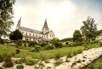 Church Saint-Martin-de-Boscherville in Abbaye romane normande Sa