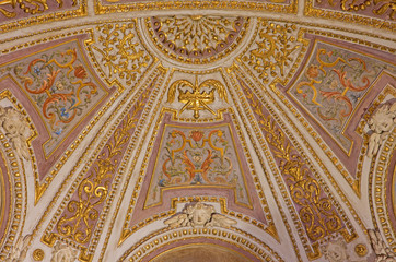 Rome - apse of side chapel in Basilica di Sant Agostino 