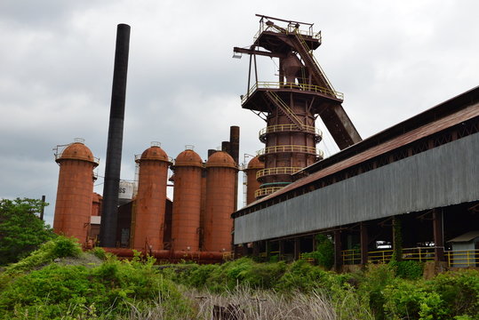 Sloss furnaces in Birmingham, Alabama
