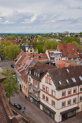 Panoramablick auf Ettlingen