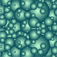 Bubbles background. Vector