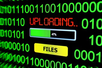 Fototapeta premium Upload files