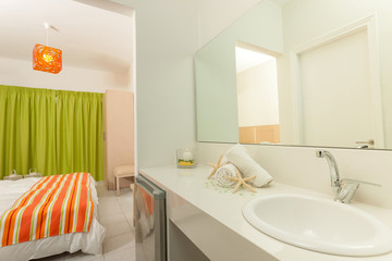 room of a luxury hotel