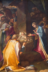 Rome - paint of Three Magi in church Chiesa Nuova