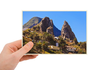 La Gomera Canary photography in hand