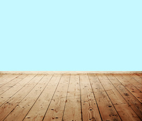Empty room with  wooden floor