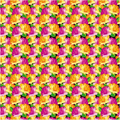 seamless pattern with roses