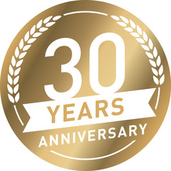 Button gold 10 Years
