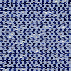 Obraz premium Floral blue seamless pattern.
