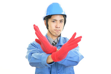 禁止の意思表示をする労働者