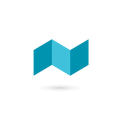 Business logo icon design template with letter N and house