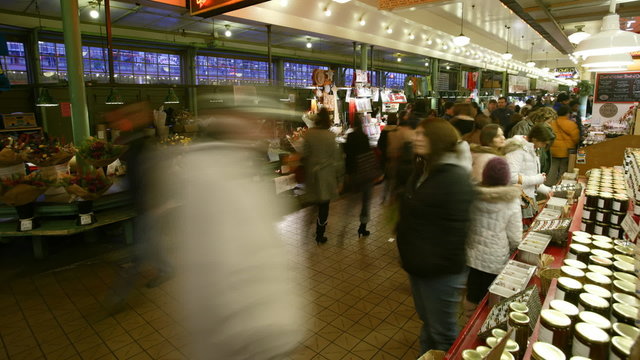 A busy marketplace