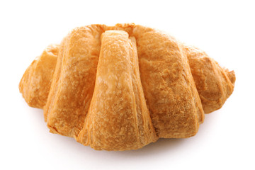 Delicious croissant isolated on white
