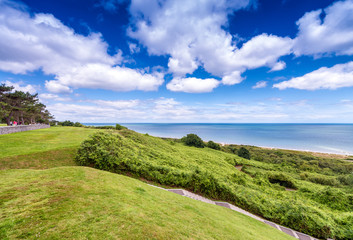 Fototapeta na wymiar Beautiful Coast of Normandy - France