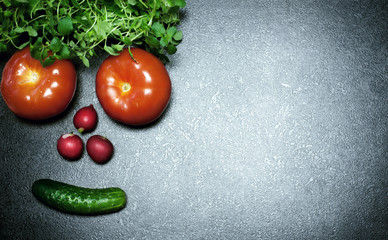 Fototapeta na wymiar Fresh vegetables.