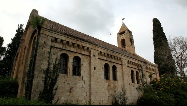 The Evangelical church in Alonei Abba-Waldheim, the only church built in Israe