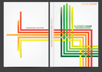 Annual report cover design