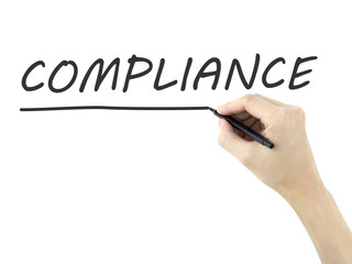 compliance written by man's hand